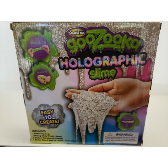 Creative Kids GooZooka Slime It's Slime Time Stretch Squeeze Glitter - Picture 4 of 7